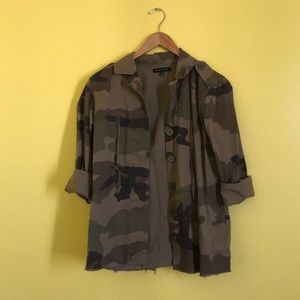 Kylie & Kendall camo utility jacket